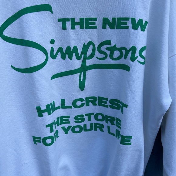 Vintage Simpsons Hillcrest Mall Sweatshirt, size XL - Picture 3 of 6